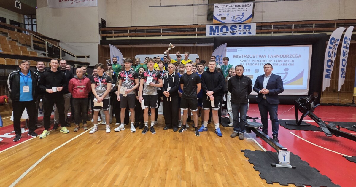 Mistrzostwa Tarnobrzega Szkół Ponadpodstawowych na Ergometrze Wioślarskim